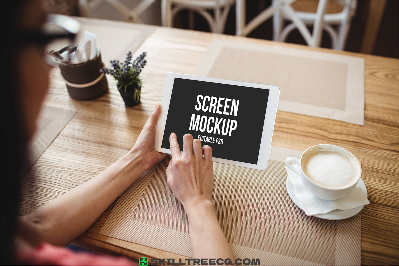 图片[2]-Devices at a Cafe Mockup Set（372801）-技能树